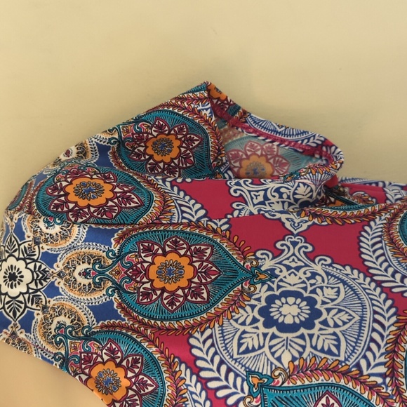 Chico's Medallion Cluster-Print Dress 8/10 - Picture 7 of 16